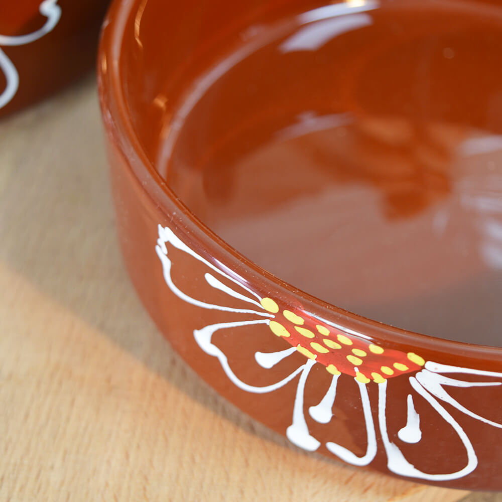 Набор для холодца 3 предмета "Подарочный" Ромашка коричневая