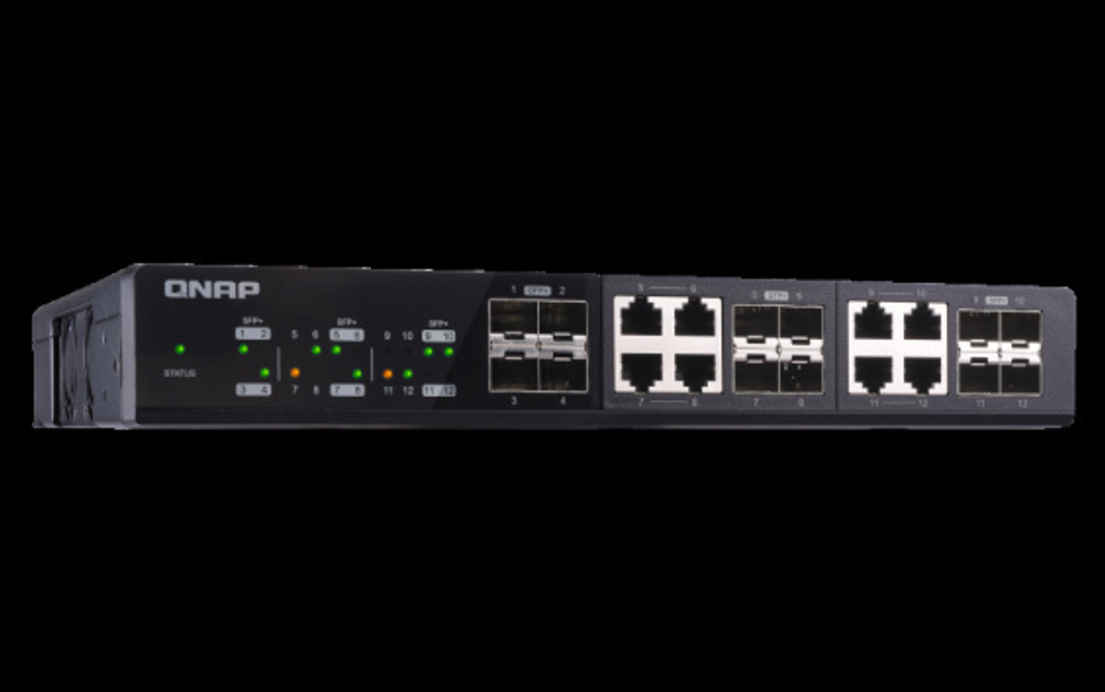 Коммутатор неуправляемый QNAP QSW-1208-8C