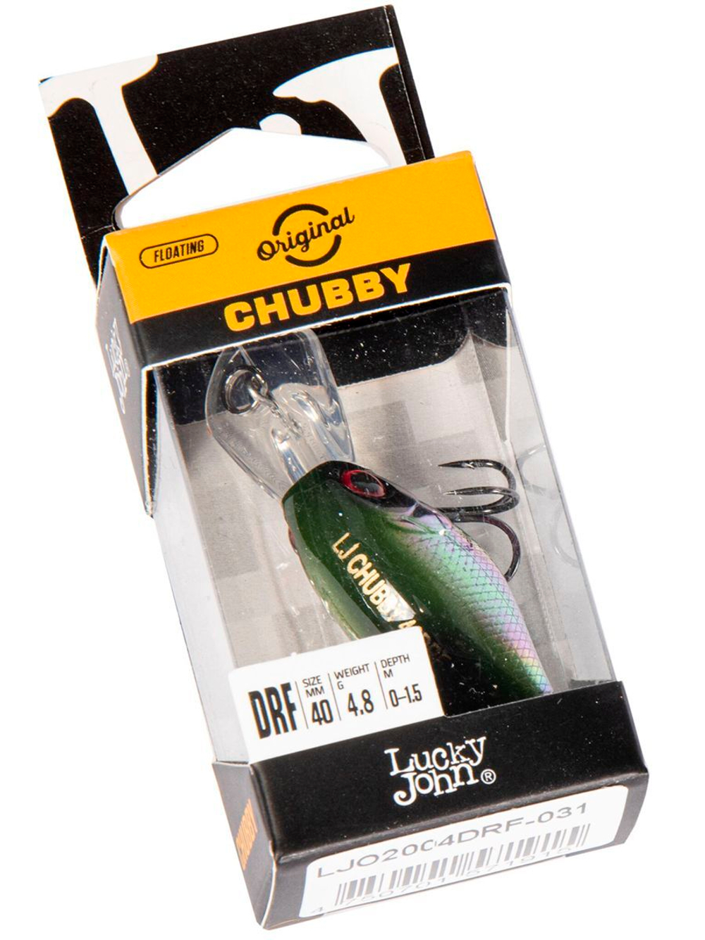 Воблер плавающий Lucky John Original CHUBBY DR F 04/031