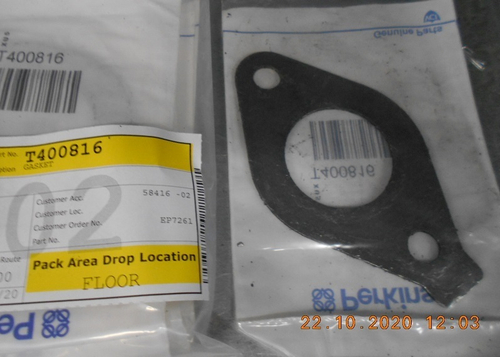 Прокладка выпускного  коллектора / GASKET - EXHAUST MANIFOLD АРТ: T400816