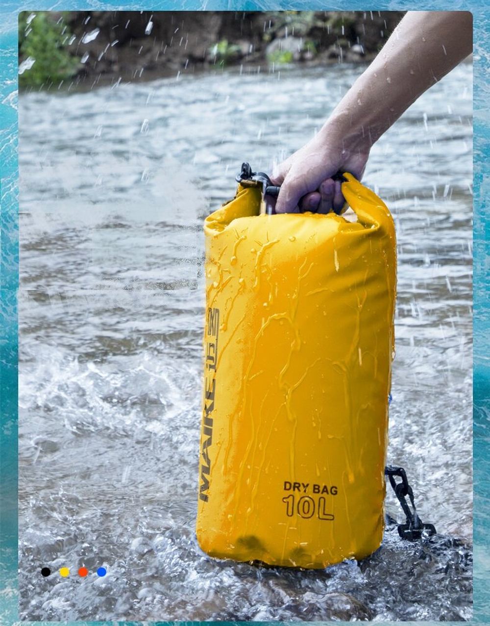 Рюкзак водонепроницаемый гермосумка 10л серый