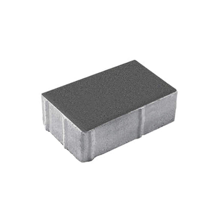 Тротуарная плитка ПРЯМОУГОЛЬНИК 300х200 мм - Стандарт Серый