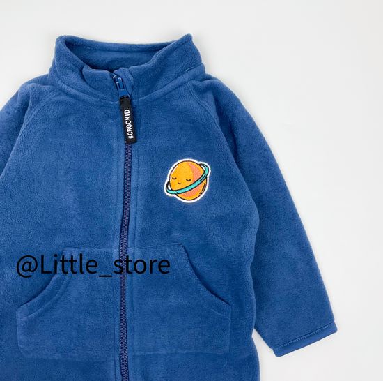 Комбинезон флисовый Темно-синий