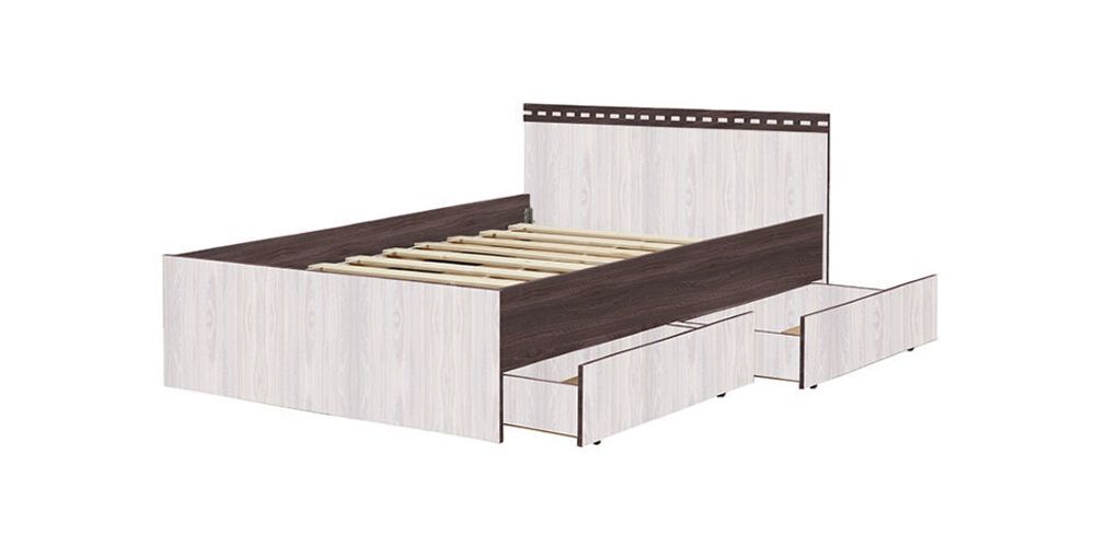 Ольга-13 Кровать 900 с 2-мя ящиками