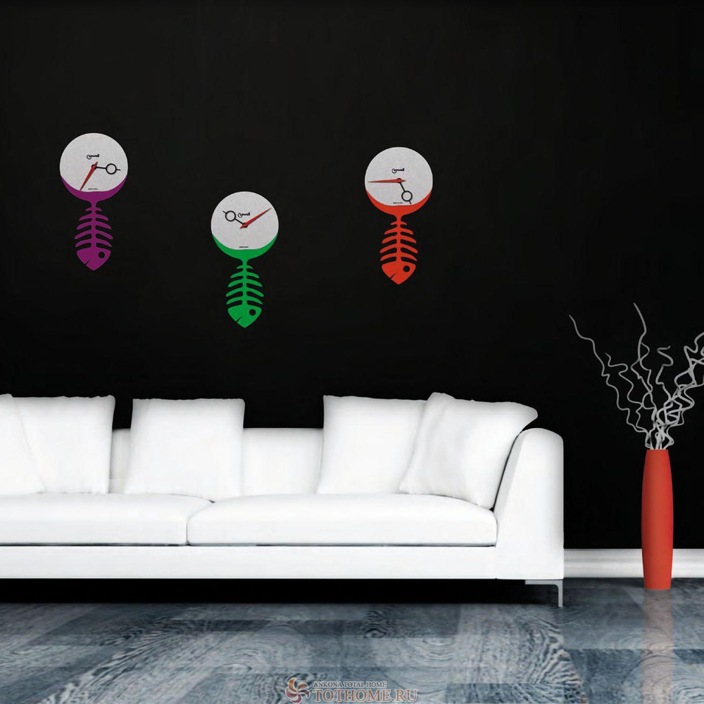 Часы настенные Lowell 05853R Италия