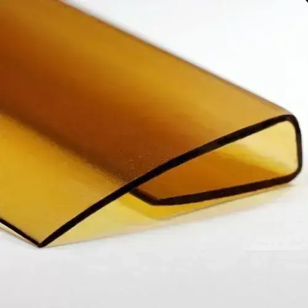 Торцевой профиль для поликарбоната 10 шт по 1.05 коричневый