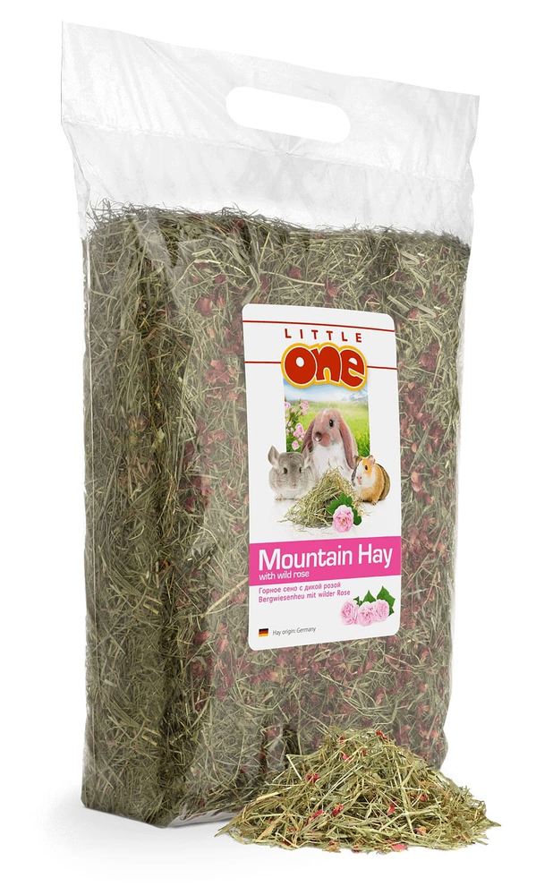 Little One "Горное сено с дикой розой" 0.4кг д/грызунов