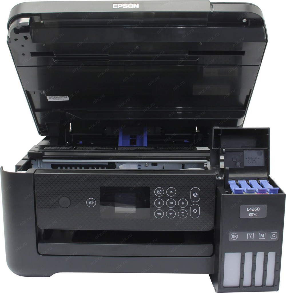 МФУ Epson EcoTank L4260 Black (A4, струйное МФУ, LCD, 33стр/мин, 5760x1440dpi,4 краски, USB2.0, WiFi, двустор. печать)