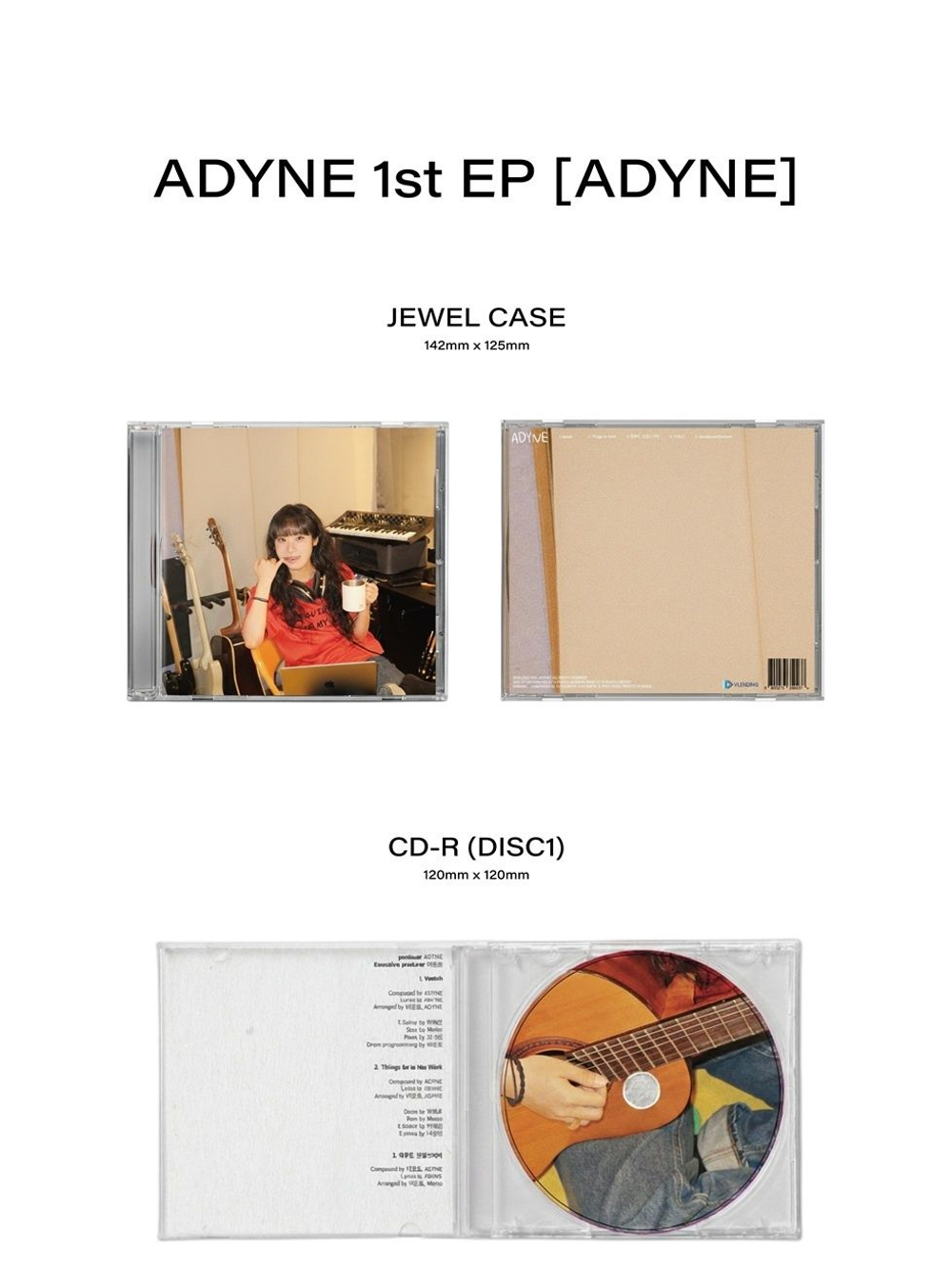 Альбом ADYNE - ADYNE 1st EP Album