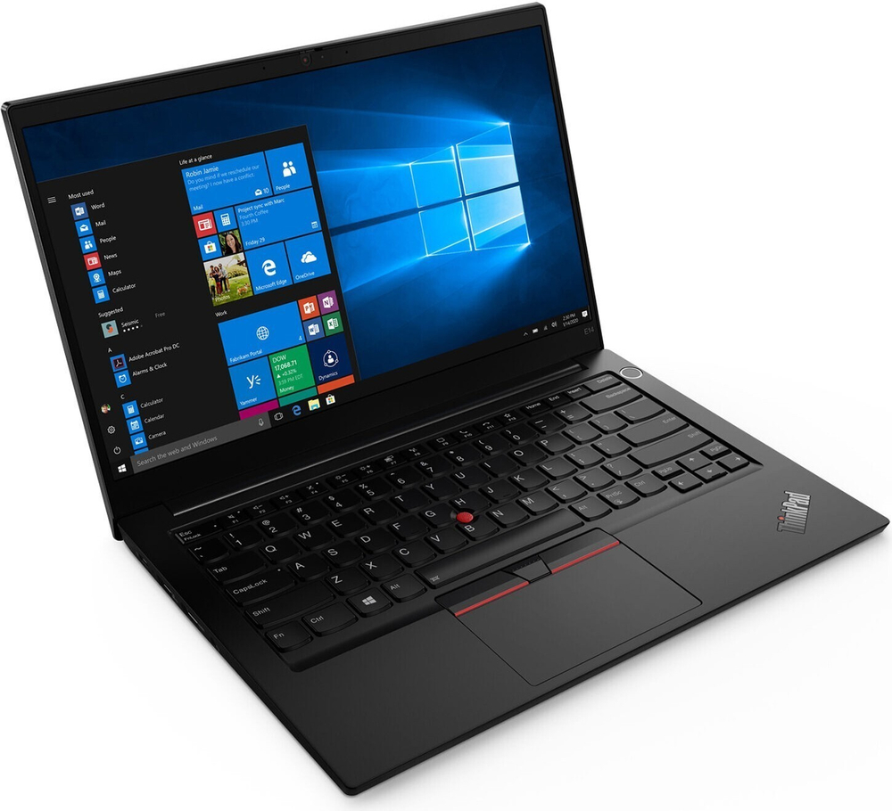 Ноутбук Lenovo ThinkPad E14 Gen 2 (20TA0034RT) 14;(1920x1080)/ i7-1165G7(2.8ГГц)/ 16Гб/ 1Тб SSD/ GeForce MX 450 2Гб/ Win10 Pro/ Черный