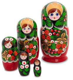 Народные промыслы МР-43/ 3-A Матрешка 5м «Аксиньюшка»