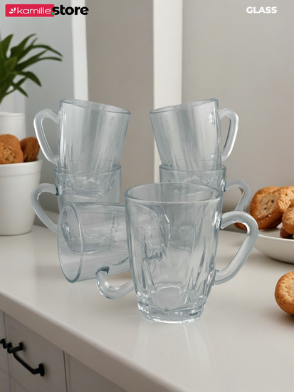 Набор кружек 6 шт. 235 мл. стекло