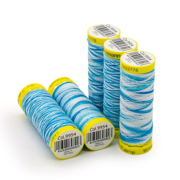 Нитки отделочные Gutermann Deco Stitch multicolor 70 (70 метров), 5 кат. | 9954