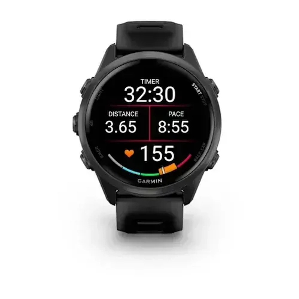 Умные часы Garmin Forerunner 570 - 42 мм сланцево-серый алюминий с черным ремешком