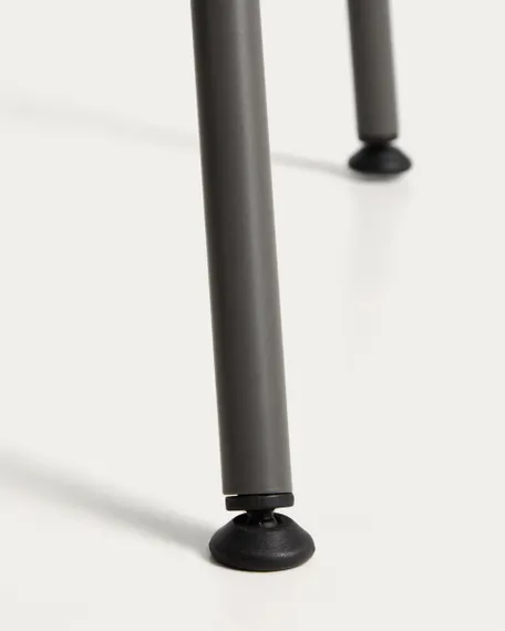 Уличный стул Surpika из пластика и графитовой стали