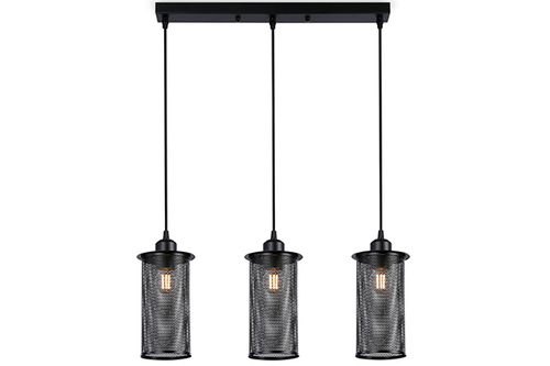 Подвесной светильник в стиле лофт TR8164/3 BK черный E27*3 max 40W 580*102*1060