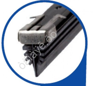 Лента дворника 700мм АЛКА силикон\графит пара а0132