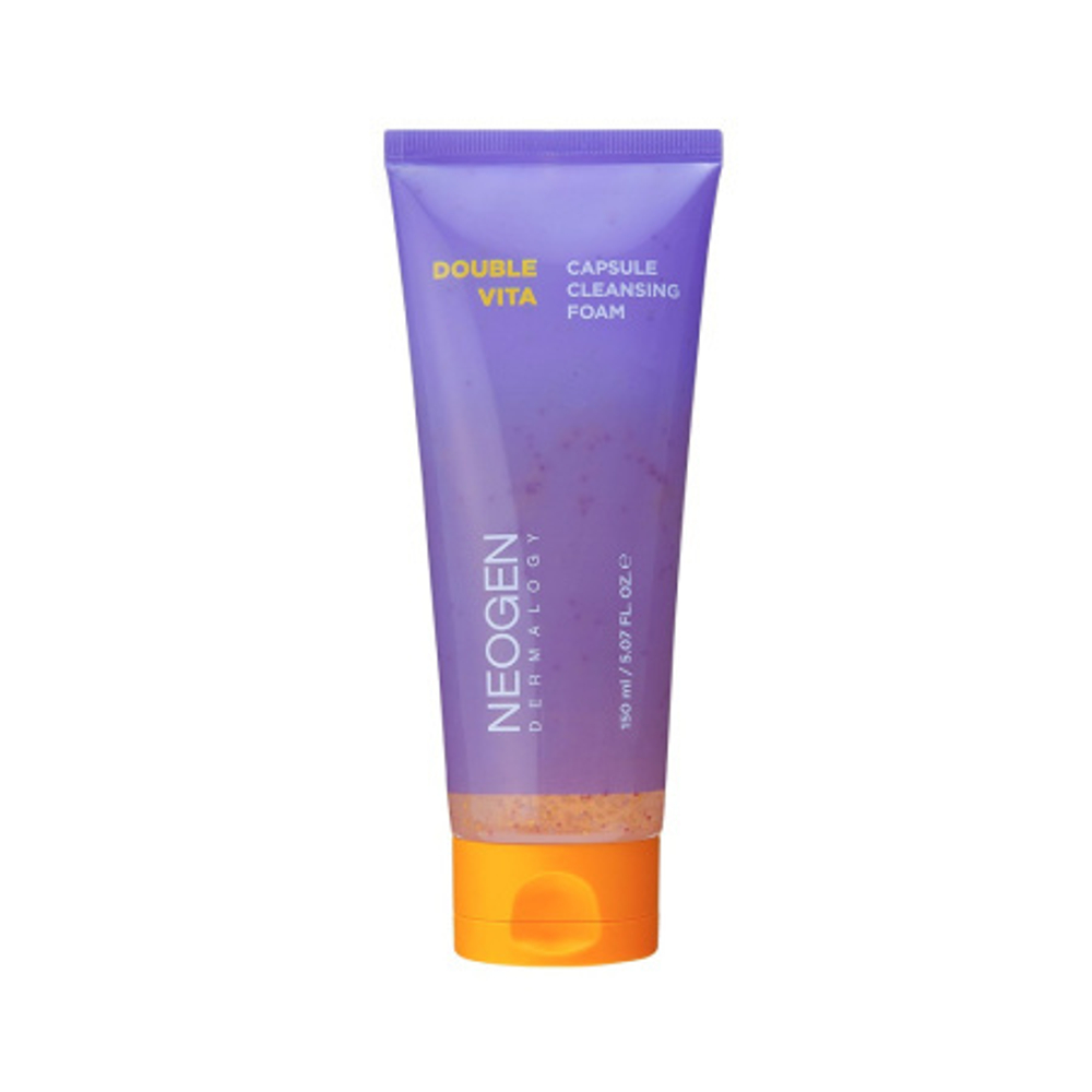 Гель-пенка для умывания с витаминами Neogen Dermalogy Double Vita Capsule Cleansing Foam (150 мл)