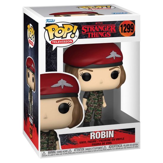 Фигурка Funko POP! TV Stranger Things S4 Robin Buckley as a Hunter (1299) 65635 / Фигурка Фанко ПОП! по мотивам сериала "Очень странные дела", Робин Бакли