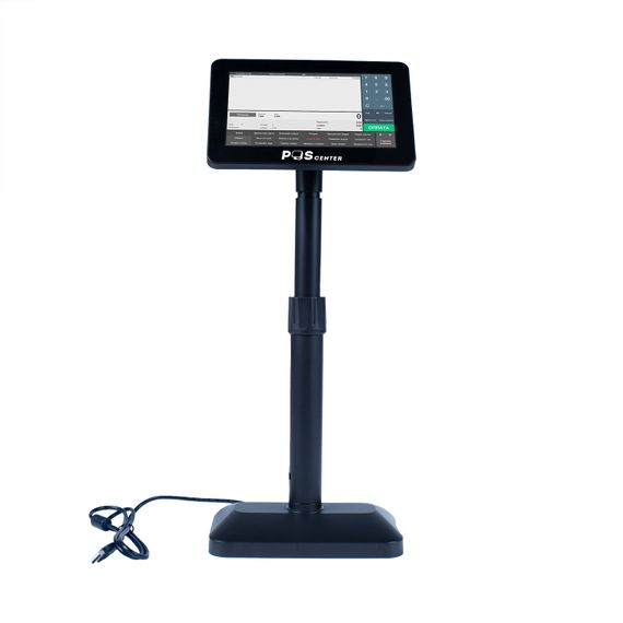 Дисплей покупателя POScenter Vision 7” (1024*600, USB, с подставкой, черный)