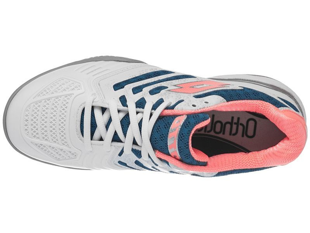 Женские Кроссовки теннисные Lotto Stratosphere IV Clay Women - white/green