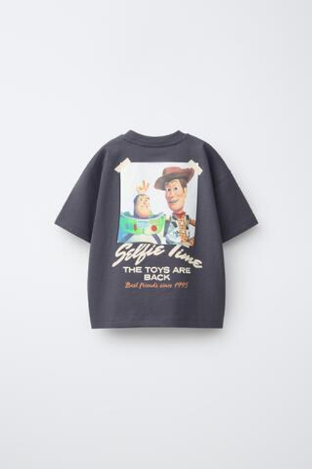 ZARA ФУТБОЛКА С ПРИНТОМ TOY STORY © DISNEY PIXAR, АНТРАЦИТОВО-СЕРЫЙ