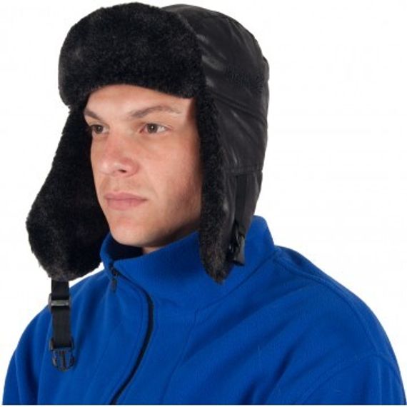 Ушанка Helios Angara Мех Меланж/Крэк Лайт цвет черный размер XL