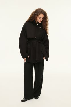 Укороченный тренч (((The Love Letter))), черный