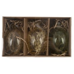 GAEM Набор из 3-х изделий декоративных подвесных "Яйцо пасхальное" (5*8), L16,5 W9,5 H5,5 см