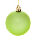 Новогодние шары 6 см (набор 24 шт) «Микс фактур», салатовый