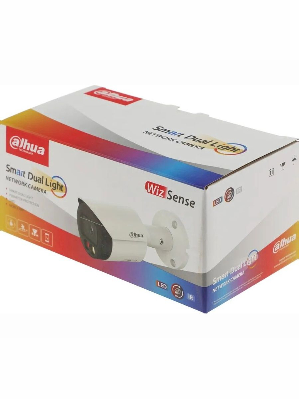 Видеокамера Dahua DH-IPC-HFW2449SP-S-IL-0280B уличная цилиндрическая IP-видеокамера 4Мп 1/2.7 CMOS объектив 2.8мм