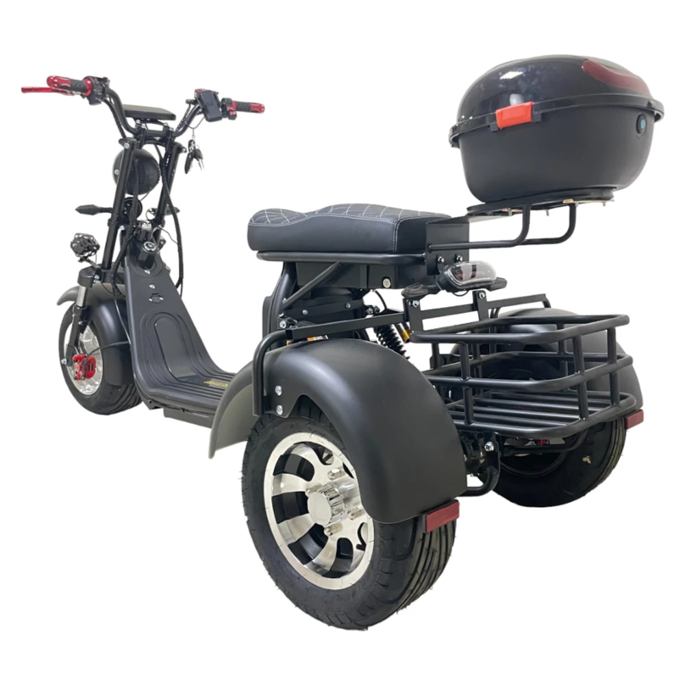Электроскутер трехколесный CITYCOCO GT X11 PRO TRIKE 2024 Матовый черный