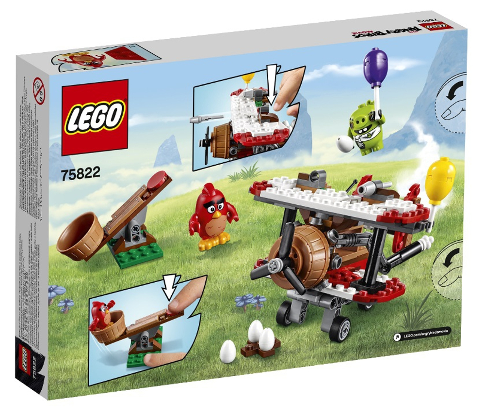 LEGO Angry Birds: Самолётная атака свинок 75822 — Piggy Plane Attack — Лего Злые птички