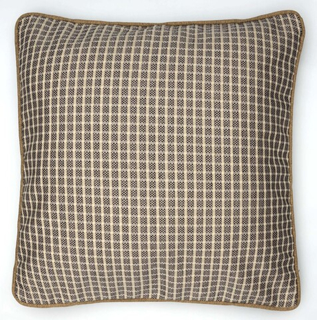 Подушка CUBEПодушка декоративная 45х45 серо-бежевая клетка Textil Roig 45x45 Серый / Бежевый