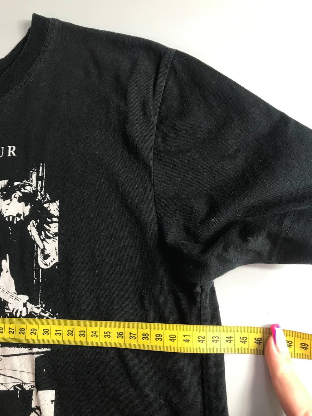 Футболка с принтом, визуально 44/46 размер