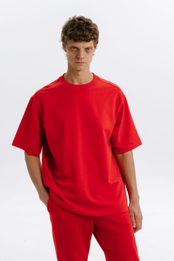 Футболка Mazzika Unisex Oversize OneSize, цвет красный