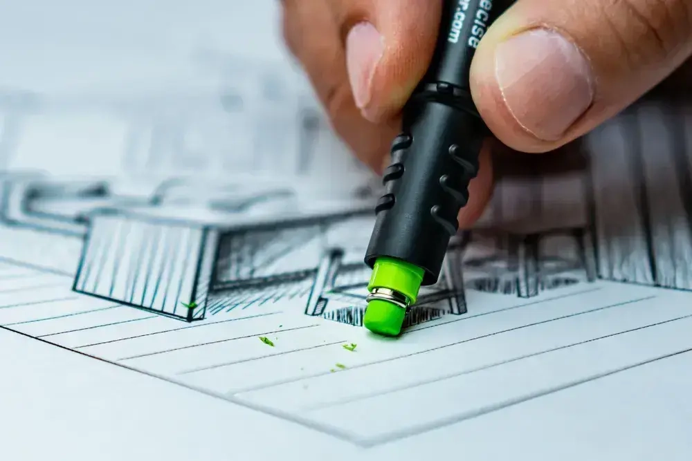 PICA-MARKER 7070/SB В блистере Строительный карандаш автоматический Pica FINE Dry с грифелем 0,9 мм