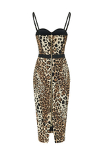 Платье-футляр "Wild Cat" Леопард
