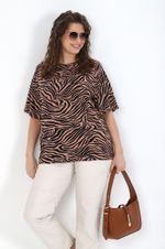 Футболка Кутюр Виотекс ЗЕБРА КОРИЧНЕВАЯ
