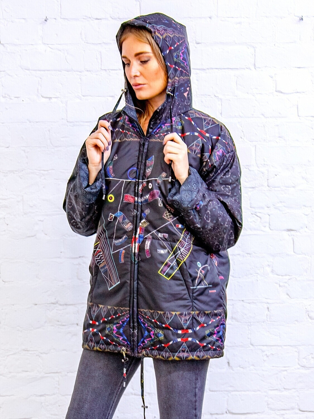 Куртка «Кандинский 2», по мотивам абстрактной живописи Василия Кандинского