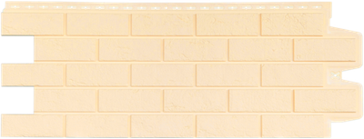 Фасадная панель "Состаренный кирпич Стандарт" - Бежевый