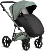 Детская коляска Tutis Viva 6 Plus Essential 4 в 1 с автокреслом Elo Lux EduSky Black и базой 1612039 Sage