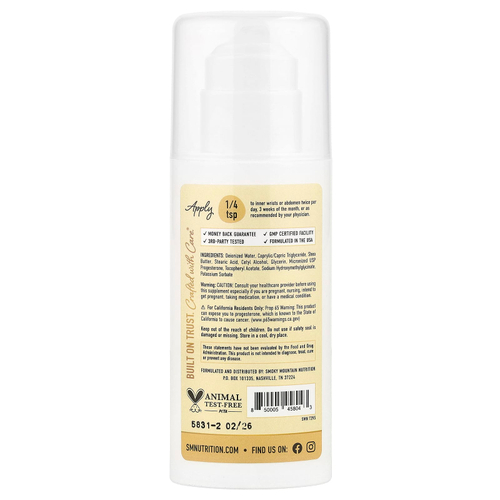 SMNutrition, Progesto-Life®, улучшенная формула, 4 унции