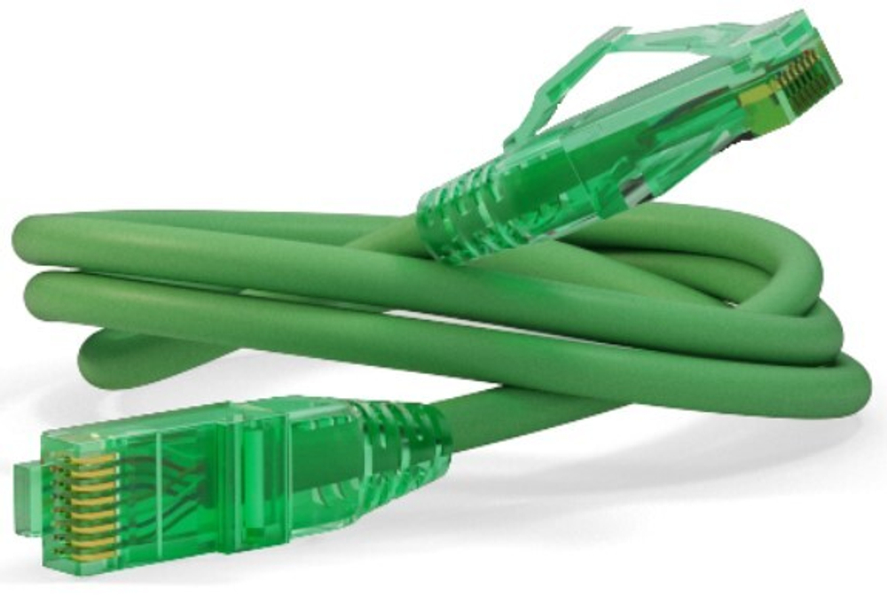Кабель патч-корд U/UTP 6a кат. 5м Hyperline PC-LPM-UTP-RJ45-RJ45-C6a-5M-LSZH-GN