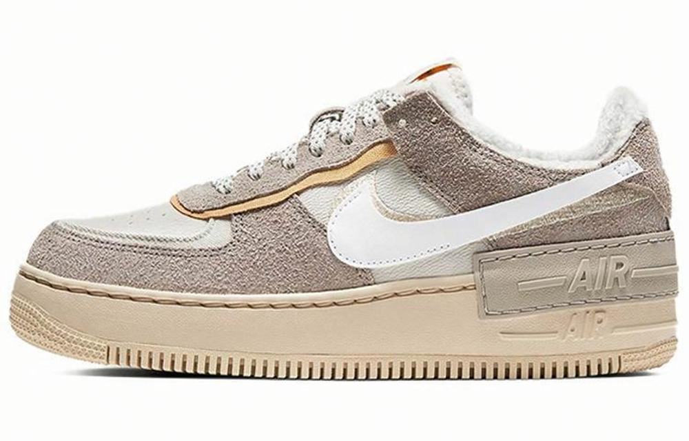 Кроссовки Nike Air Force 1 Low Fur-Lined Shadow (Женская размерная сетка)