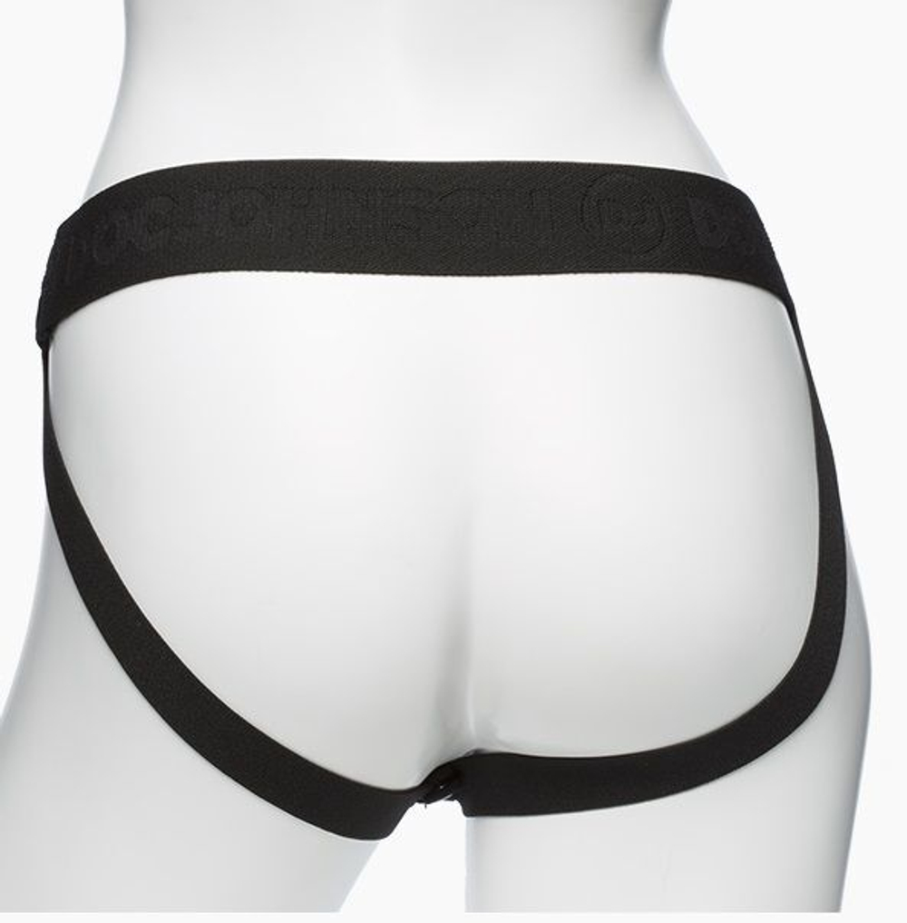 Черный пояс с 3 сменными полыми насадками BE Ready - 19, 20,3 и 17,8 см. (Цвет: черный)