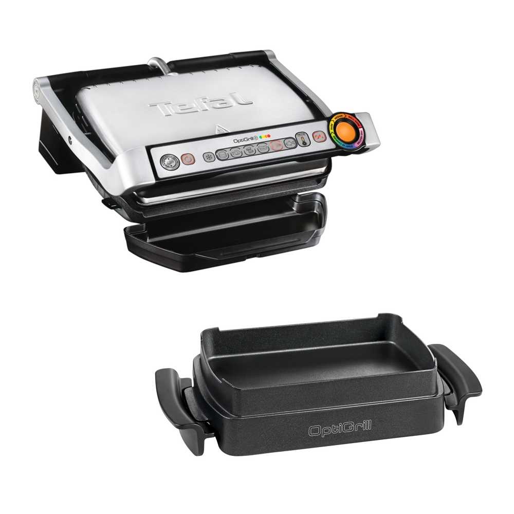 Комплект электрогриль Tefal GC716D12 + насадка Tefal XA725870