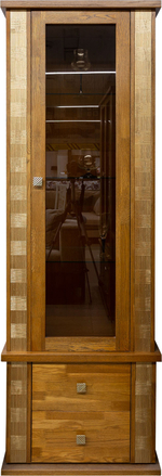 Шкаф с витриной «Тунис» П6.343.0.19 (П343.19-1Ш)