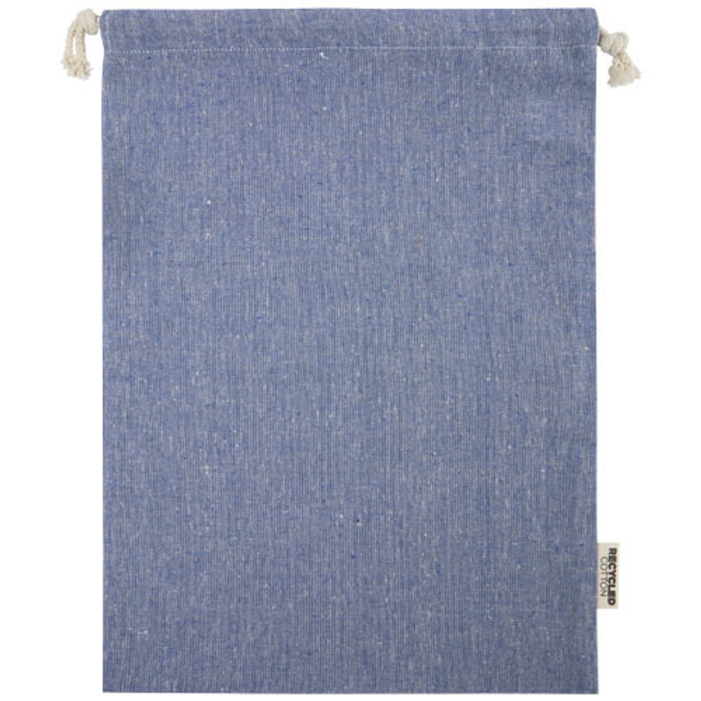 Большая подарочная сумка Pheebs объемом 4 л из хлопка плотностью 150 г/м², переработанного по стандарту GRS