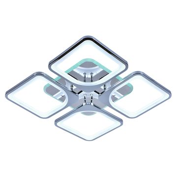 Потолочный светодиодный светильник 8057/4 CHR 136W+10W RGB хром Profit Light